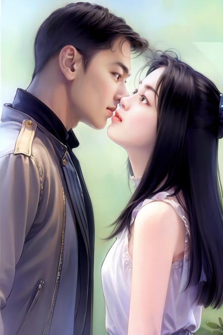 言情小说风 romance novel cover style