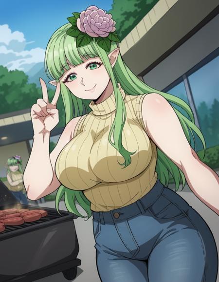 Kusahanada (草花田) - Plus-Sized Elf (Elf-san wa Yaserarenai.) (エルフさんは痩せられない。)