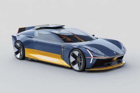 Designed by Polestar (Polestar cars design style lora)