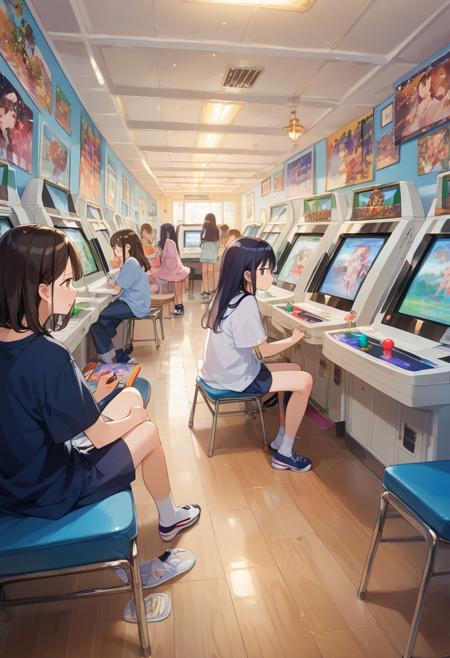 日本のゲームセンター Japanese arcade PONY