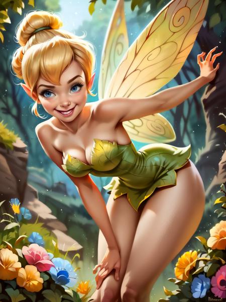 Tinker bell (Peter Pan) Disney - FLUX | SD 1.5 | XL PONY | Illustrious XL - by YeiyeiArt