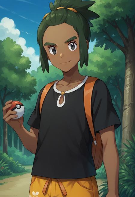 Hau - Pokémon Sun and Moon版本V1 (ID: 801301)