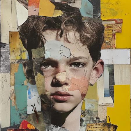 Retro Collage Art