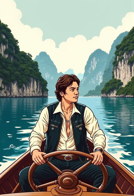 Dong Ho art Flux by Lâm Panda