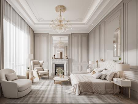 French light luxury style | Interior design版本v1.0 (ID: 604024)