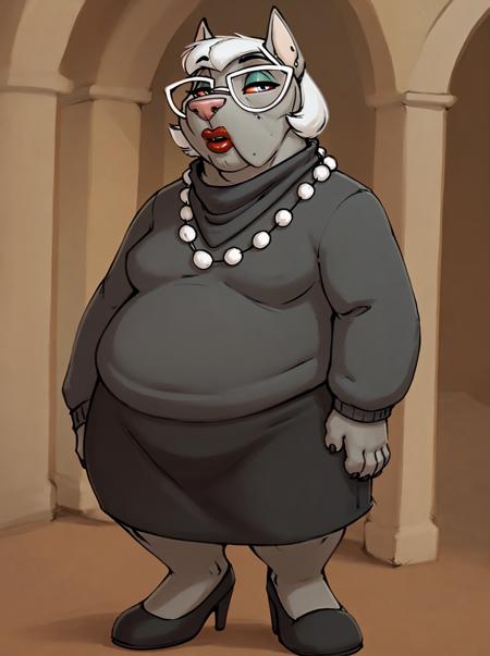 Saggy Hellhound Lady - Helluva Boss版本V1 (Vpred) (Vpred)