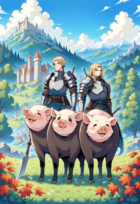 蔚蓝Blue RPG游戏画风 RPG game style