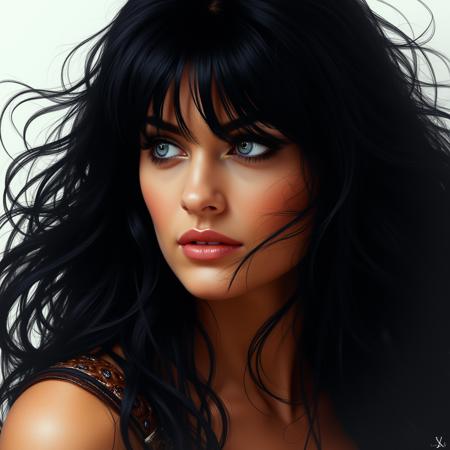 Xena: Warrior Princess style (Anime + Comic book + Realistic) F1D