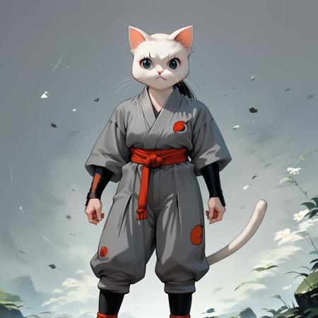 Lora-Ai_Char_White Ninja Nina版本V1 (ID: 670917)