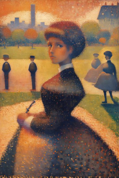style of Georges Seurat 403