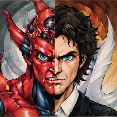 Two Face style | SDXL