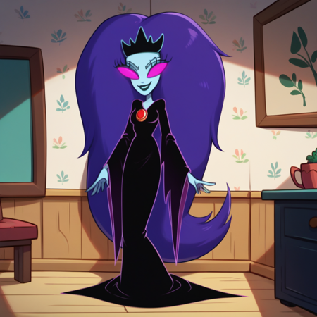 Queen of the Black Puddle/水たまりの魔女 XL (Courage the Cowardly Dog/おくびょうなカーレッジくん)版本v1.0 (ID: 737405)