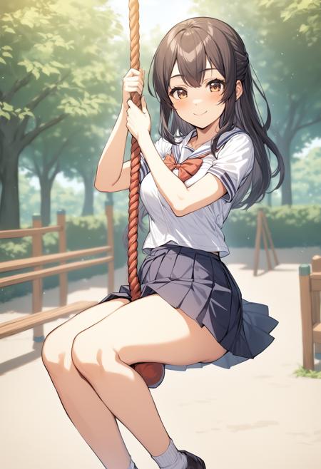 [SDXL&Pony] tarzan rope / ターザンロープ