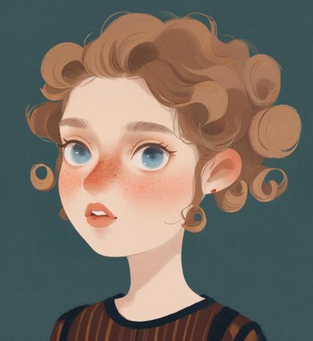 Hand-drawn portrait