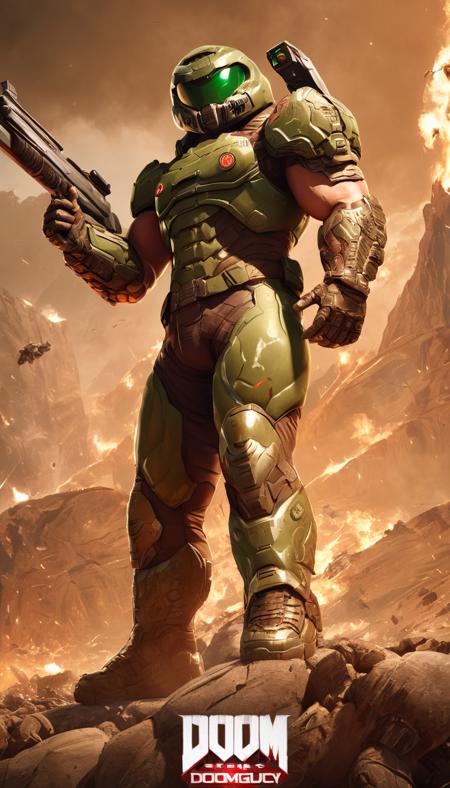 Doomguy (Doom Marine/Slayer) [Doom] LoRA XL版本v1 (ID: 149520)