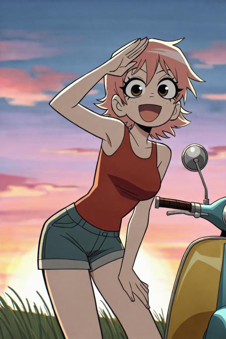 Scott Pilgrim Takes Off Style LoRa