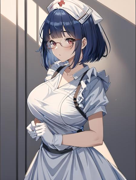 Long Puffy Nurse Uniform