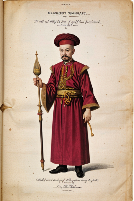 Ottoman Empire fashion, circa 1820