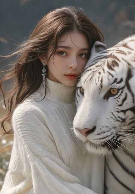 绪儿XL-猛虎下山 xuer White tiger