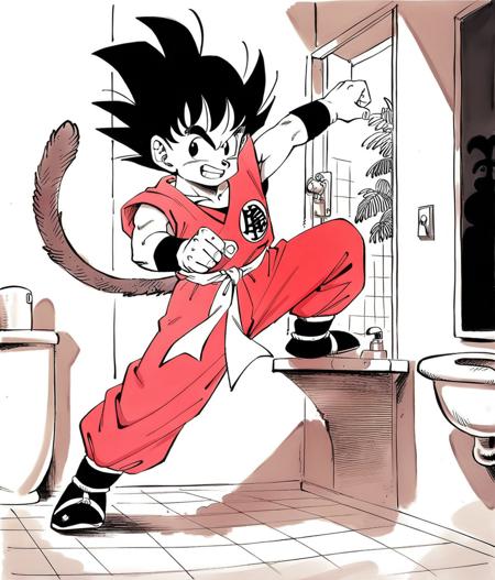 Dragonball Manga Style for PonyXL