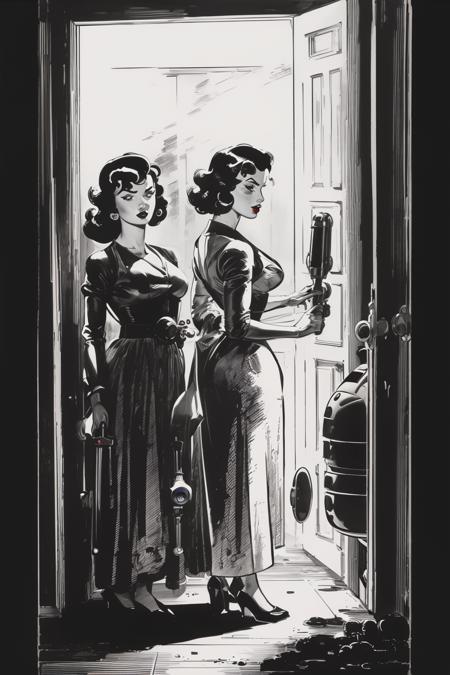 style of Milton Caniff 369