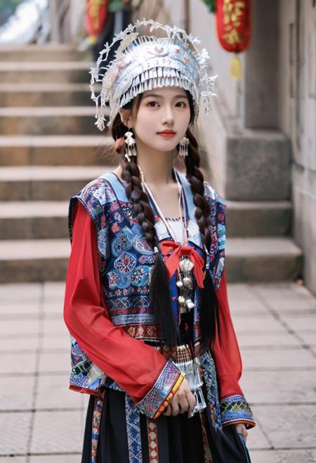 苗元素衣服SDXL|Hmong Elements costume