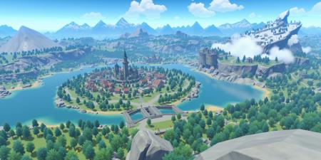 Genshin style landscapes