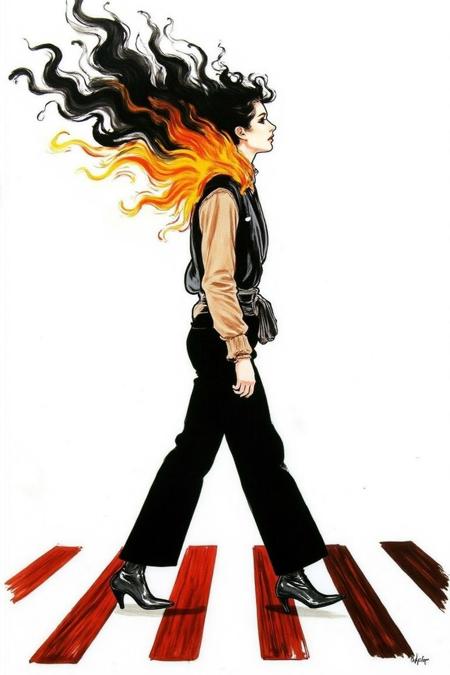 Fashionista Style (René Gruau/Niji Anime)