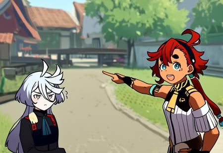 Two soyjaks pointing (meme) SDXL