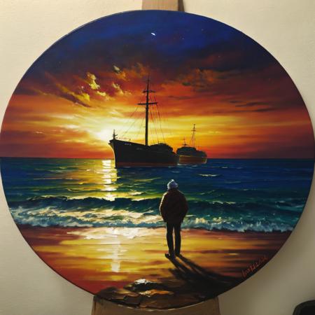 Circle | Style Oil Painting