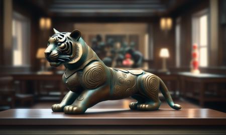 XL Realistic bronze art style