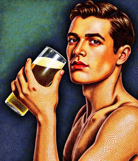 Pointillism Art style