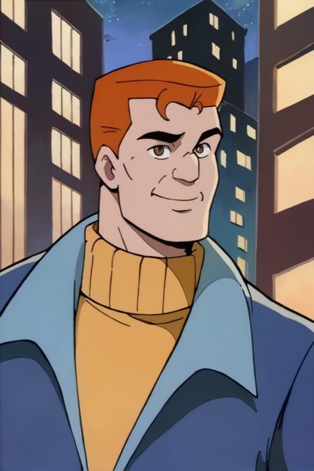 Venom (Eddie Brock) Spider-Man The Animated Series [LoRA]版本Eddie v1.0-B Pony XL v6 (ID: 569231)