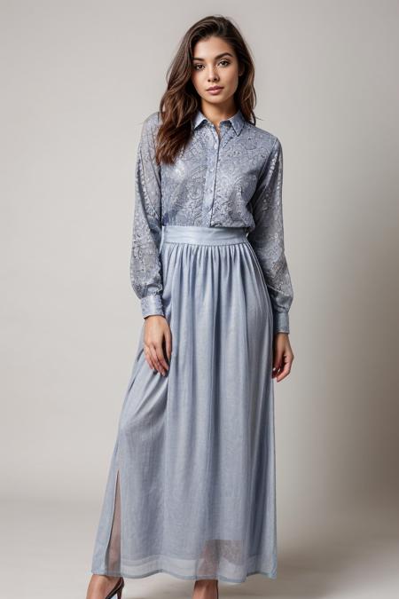 Shirt and Long Skirt By Stable Yogi