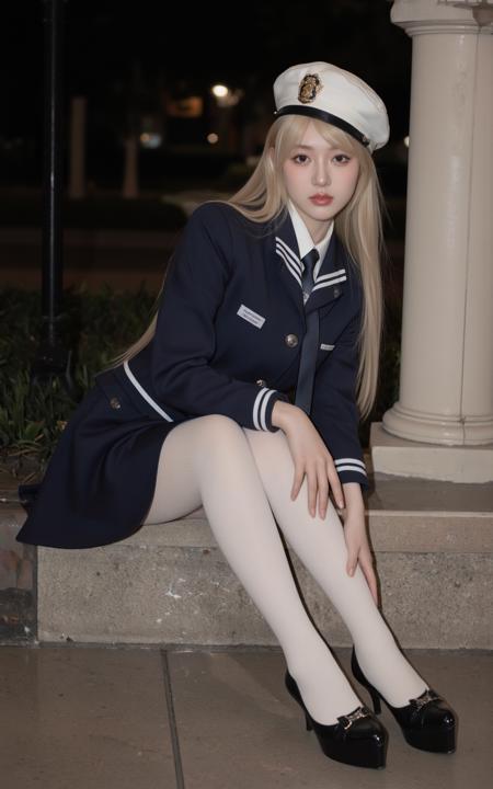 Tutu's HiSilk FLUX(40D cotton vertical striped jumpsuit socks)图图的嗨丝FLUX（40D棉质竖条纹连裤袜）
