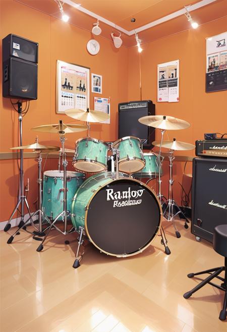 rehearsal studio (instrument practice studio) PONY
