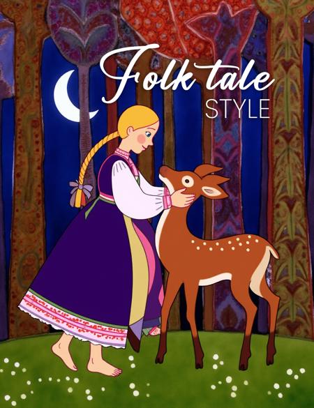 Folk Tale Style版本FLUX - Beta (ID: 1074058)