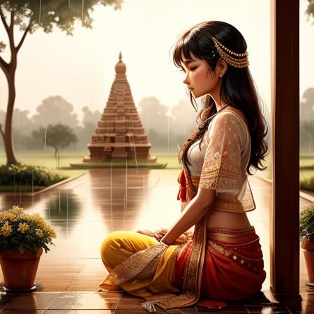 tanjoreArt ( Indian Style )