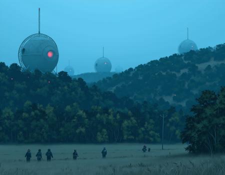 Rural Sci-fi - Digital Painting - Simon Stålenhag Style