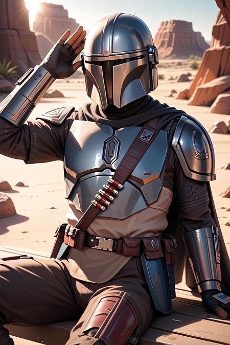 The Mandalorian from Star Wars