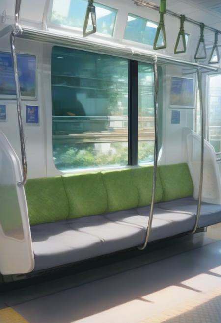 JR East E235 series train interior PONY