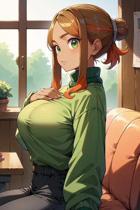 Orla/オリオ (Pokemon Horizons) SDXL LoRA [Pony Diffusion]