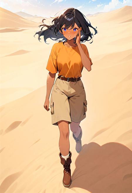 Brown Skin Anime girl