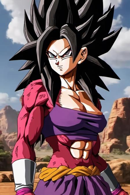 Caulifla + Super Saiyan 4 Form (Dragon Ball) [SDXL & SD1.5]