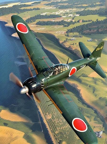 A6M Reisen Zero Airplane