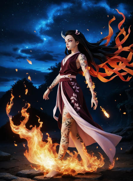 Demon Slayer Characters/鬼灭之刃角色包版本nezuko kamado 祢豆子v1.0 (ID: 685504)