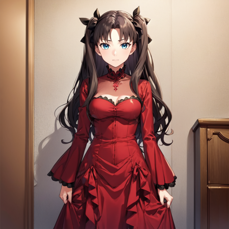 Rin tohsaka LORA and(Pony) from fate stay night visual novel版本RinEdelfelt sisters dress (ID: 230087)