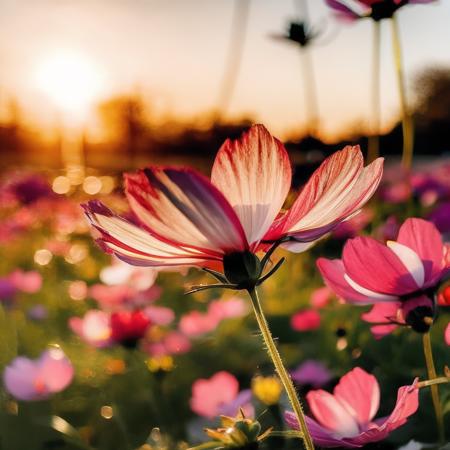 cosmos_bipinnatus 波斯菊花園