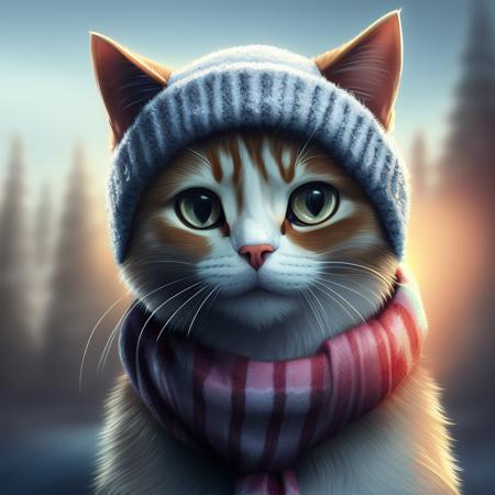 winter-cat-embeddings-sd-v2-1