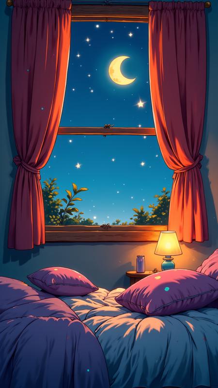 Cartoon Flux Lora | Line Warm Illustration
